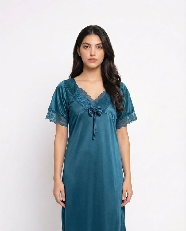 Sajiero Gown -  Grace Night - Sea Green