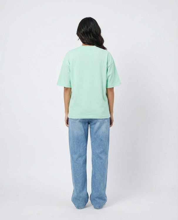 Sajiero Drop Shoulder Graphic Tee - Tennis Spirit
