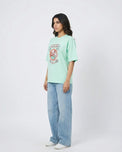 Sajiero Drop Shoulder Graphic Tee - Tennis Spirit