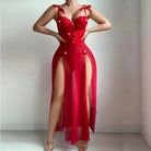 Sajiero Lingerie Gown - Crimsona