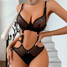 Sajiero Babydoll Lingerie  - Noir Sculpt