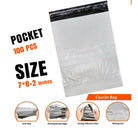 FLYER 6 X 8 SIZE 30 PCS ONLINE PARCEL HIGH QUALITY WITH SIDE POCKET