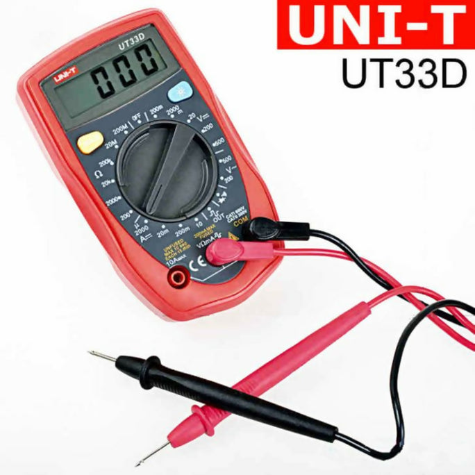 Digital Multimeter UT 33 Tester UT33 Voltage Current Electrical Handheld Tester LCR Meter Ammeter Tester