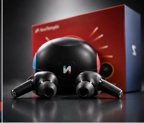 NexTemplo True Wireless Gaming Earbuds with Portable Charging Dock