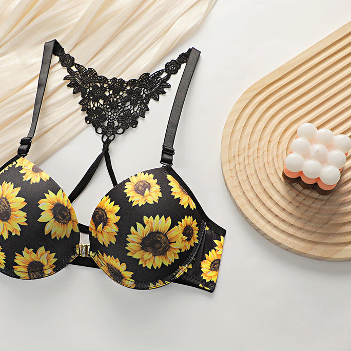 Sajiero Bra Set -  Sunbloom Lace