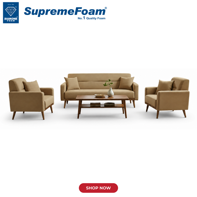 Diamond Supreme Foam Vanta Lounge Sofa Set | Diamond Foam Official Store