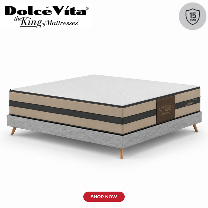 Dolce Vita Wonder Back E-Gel Pocket Spring Mattress | Urban Series | 15 Years Brand Warranty