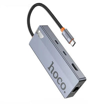 HOCO HB52 Wow 8 in 1 Type-C Hub 4K 60Hz PD100W RJ45