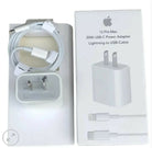 Genuine Apple iPhone 15 Pro Max 20watt USB-C Fast Charger Adapter & Original USB-C to C Data Sync Cable | Authentic Power Delivery (PD) Wall Plug & Charging Cord