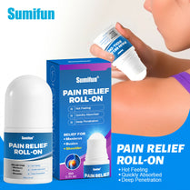 Sumifun Pain Relief Roll-On 30g | Warming Massage Roll-On for Muscles, Neck, Back, Knees & Shoulders | Easy Roll-On Applicator