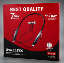 Wireless Bluetooth Neckband Earphones with Magnetic Earbuds