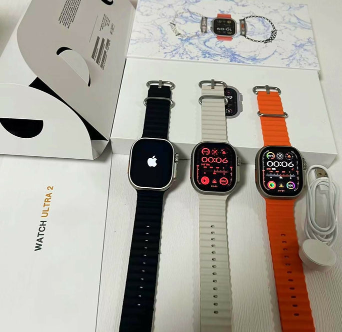 Apple Logo 49mm AMOLED Smart Watch