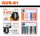 "GUS-01 Smart Watch ULTRA 3 Original AMOLED Display - 7-in-1 Combo Pack with 7 Premium Straps | All-in-One Smartwatch for iOS & Android"