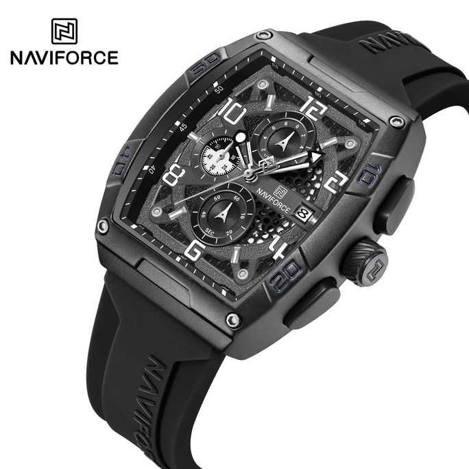 Naviforce NF 8052 Precision Square Men Watch With Official Warranty