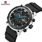 Naviforce NF 6104 Tactical Dual Men Watch With Official Warranty