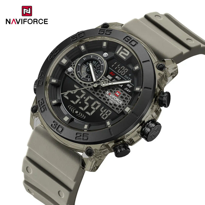 Naviforce NF 6104 Tactical Dual Men Watch With Official Warranty