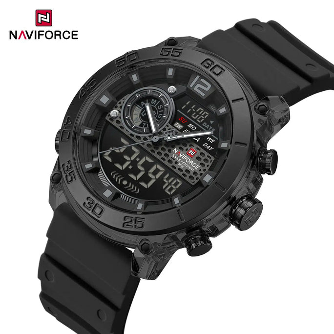 Naviforce NF 6104 Tactical Dual Men Watch With Official Warranty