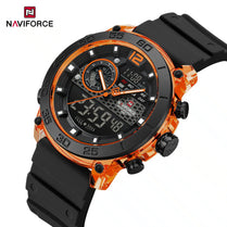 Naviforce NF 6104 Tactical Dual Men Watch With Official Warranty