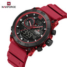 Naviforce NF 6104 Tactical Dual Men Watch With Official Warranty