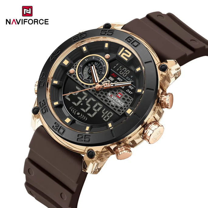Naviforce NF 6104 Tactical Dual Men Watch With Official Warranty