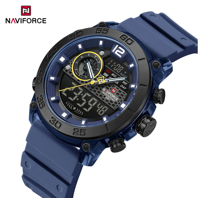 Naviforce NF 6104 Tactical Dual Men Watch With Official Warranty