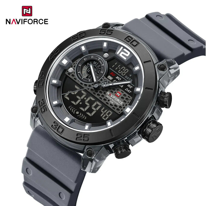 Naviforce NF 6104 Tactical Dual Men Watch With Official Warranty
