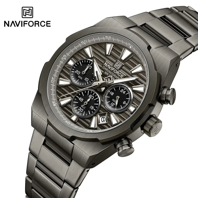 Naviforce NF 8081 Executive Chrono Men Watch With Official Warranty