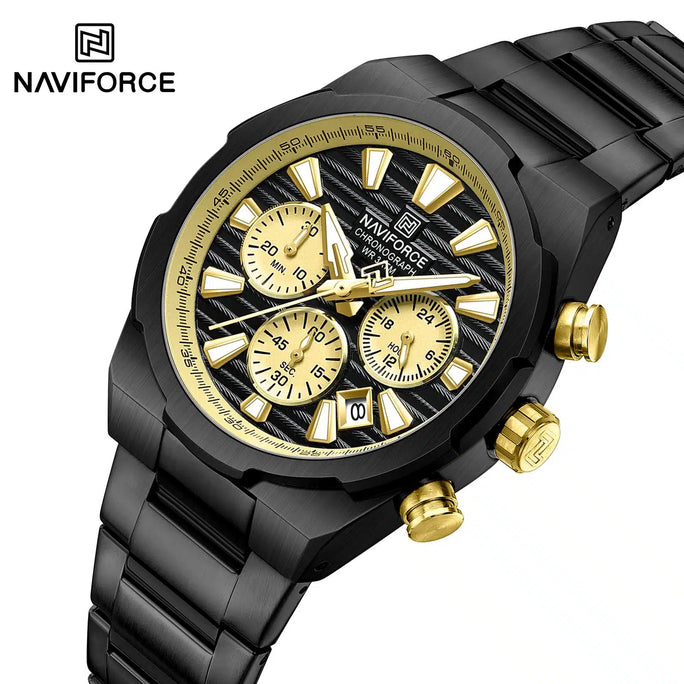 Naviforce NF 8081 Executive Chrono Men Watch With Official Warranty