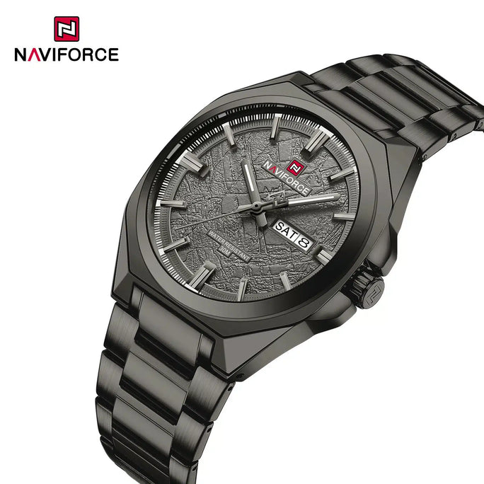 Naviforce NF 9273 Steel Prestige Men Watch With Official Warranty