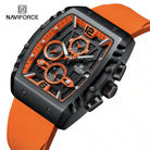 Naviforce NF 8025 Square Edition Men Watch With Official Warranty