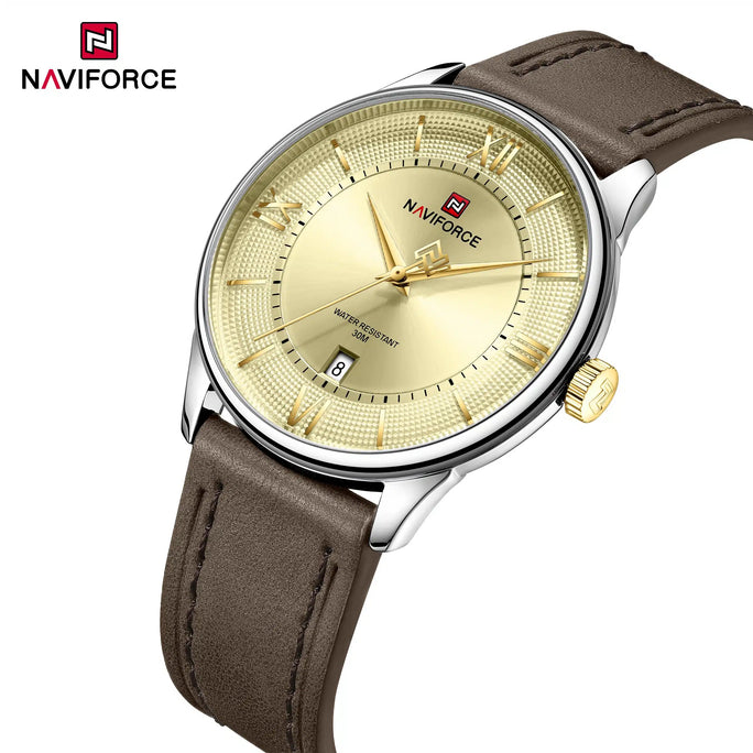 Naviforce NF 9272L Slim Date Edition Men Watch With Official Warranty
