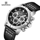 Naviforce NF8077 Expedition Leather Men's Watch with Official Warranty