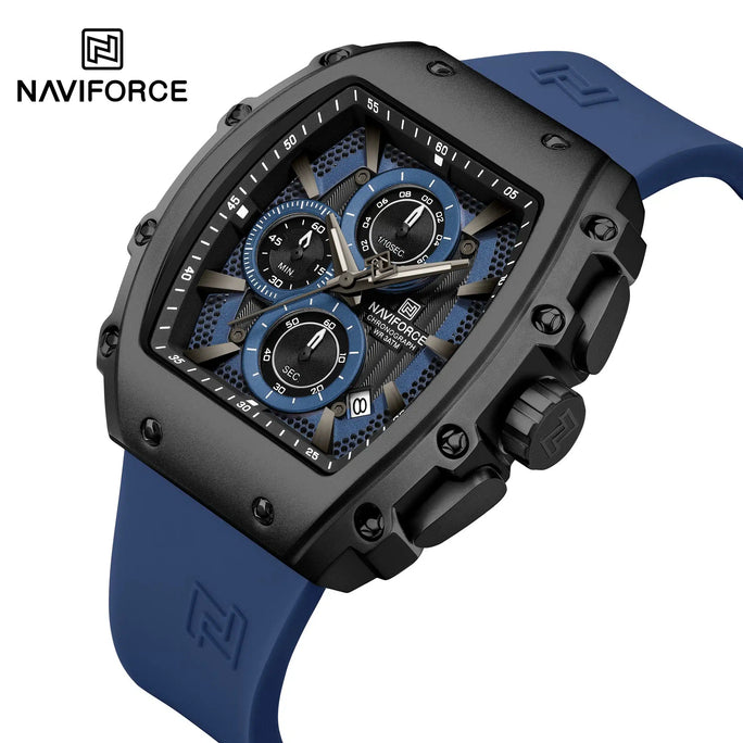 Naviforce NF 8070 ChronoEdge Men Watch With Official Warranty
