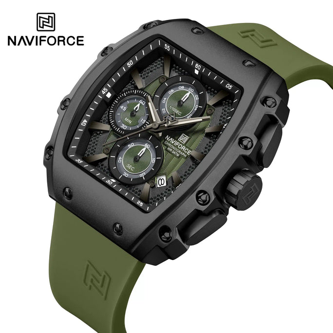 Naviforce NF 8070 ChronoEdge Men Watch With Official Warranty