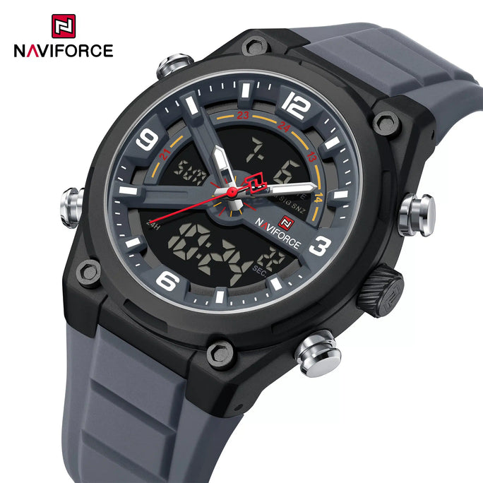 Naviforce NF 9265 Dual Master Men Watch With Official Warranty