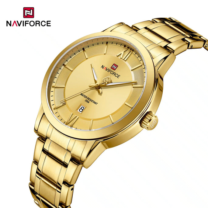 Naviforce NF 9254 Royal Date Edition Men Watch With Official Warranty