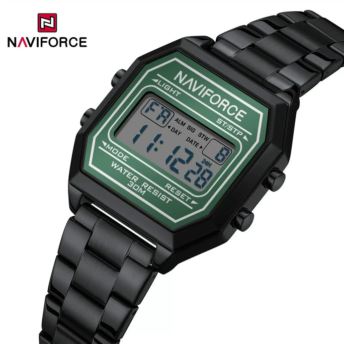 Naviforce NF5063 Retro Digital Lady Women's Watch With Official Warranty