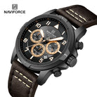 Naviforce NF8077 Expedition Leather Men's Watch with Official Warranty