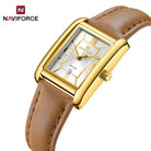 Naviforce NF 5074 Signature Square Women Watch With Official Warranty
