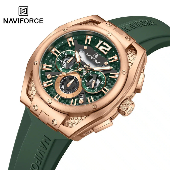 Naviforce NF 8063 Edge Chronograph Men Watch With Official Warranty