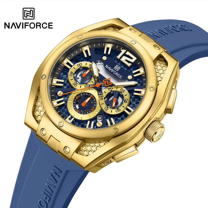 Naviforce NF 8063 Edge Chronograph Men Watch With Official Warranty