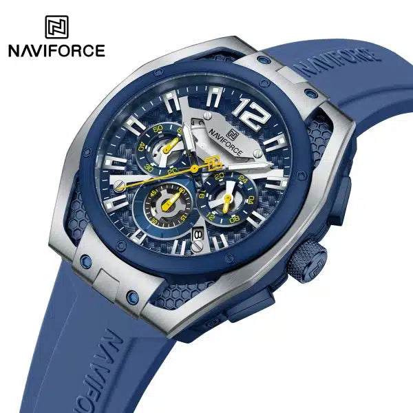 Naviforce NF 8063 Edge Chronograph Men Watch With Official Warranty
