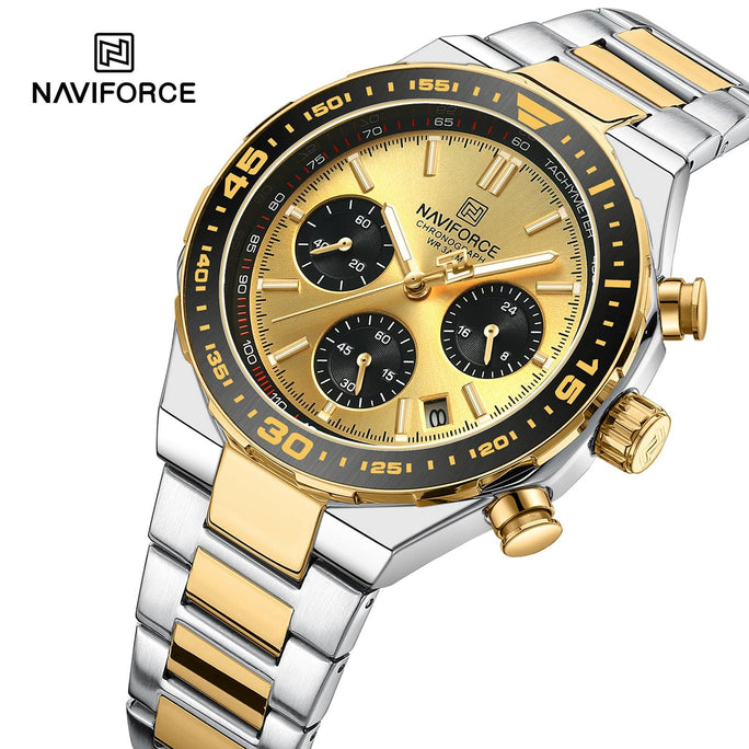 Naviforce NF 8049 Chrono Pioneer Men Watch With Official Warranty