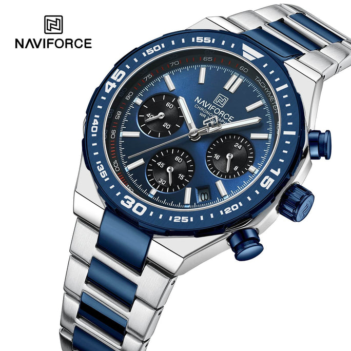 Naviforce NF 8049 Chrono Pioneer Men Watch With Official Warranty