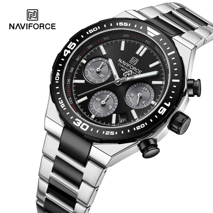 Naviforce NF 8049 Chrono Pioneer Men Watch With Official Warranty