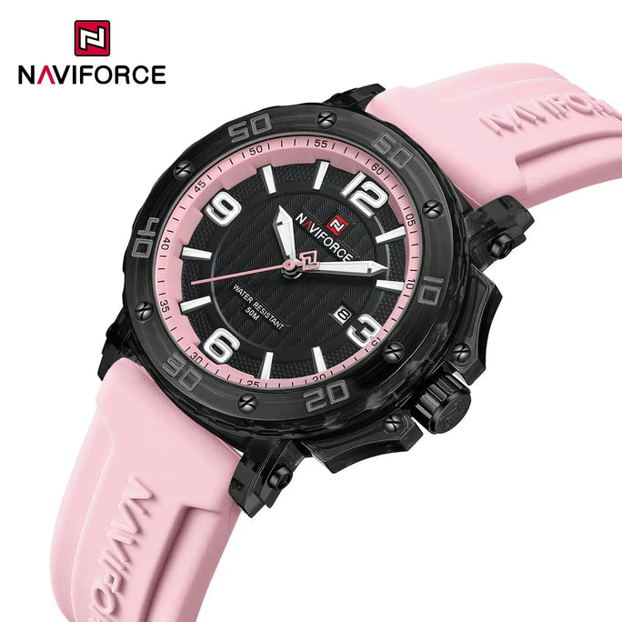 Naviforce NF 7125 SoftFlex Date Watch Women's Analog Quartz Watch With Official Warranty