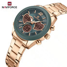 Naviforce NF5045 Elegant Heart Women's Stainless Steel Analog Watch With Official Warranty
