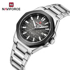 Naviforce NF 9258 Signature Textured Date Men Watch With Official Warranty