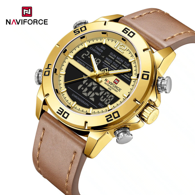 Naviforce NF 9253L DualTrack Edition Men Watch With Official Warranty