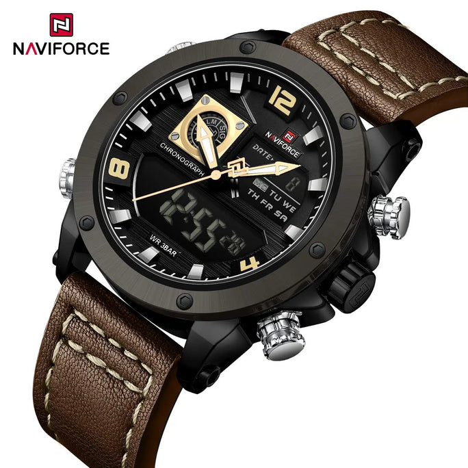Naviforce NF 9236 DualMaster Men Watch With Official Warranty